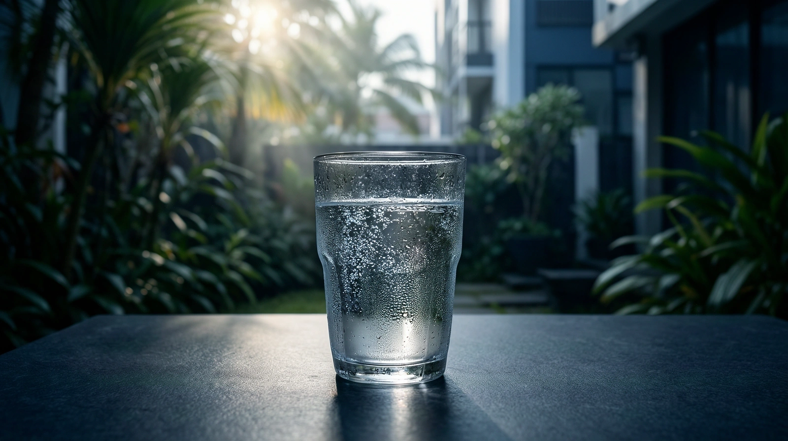 Clear electrolyte water